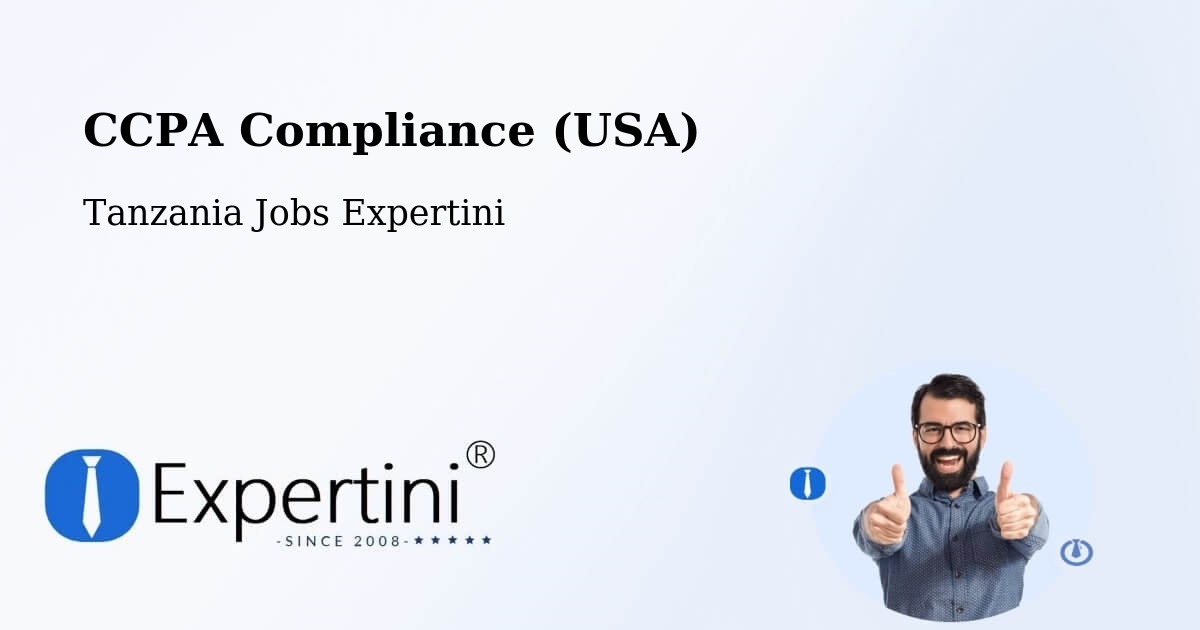 CCPA Privacy Rights & Compliance Notice – Bashanet - Tanzania Jobs Expertini