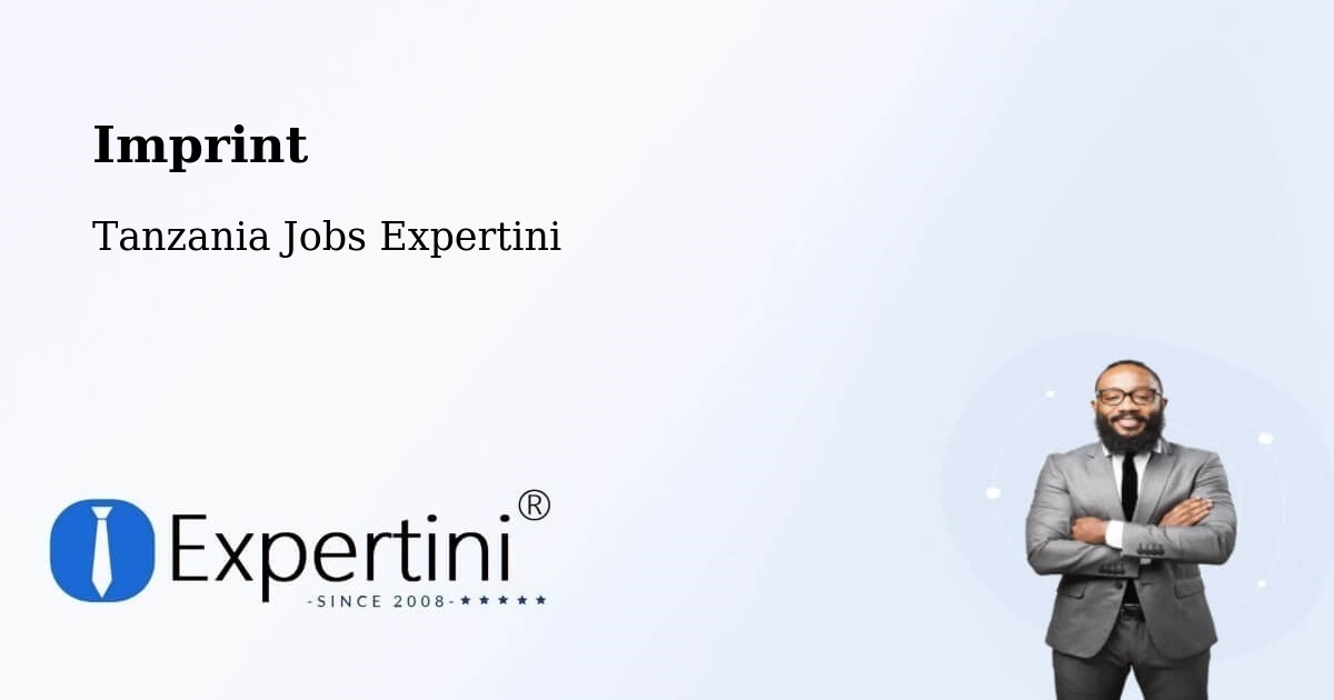 Imprint – Bashanet - Tanzania Jobs Expertini