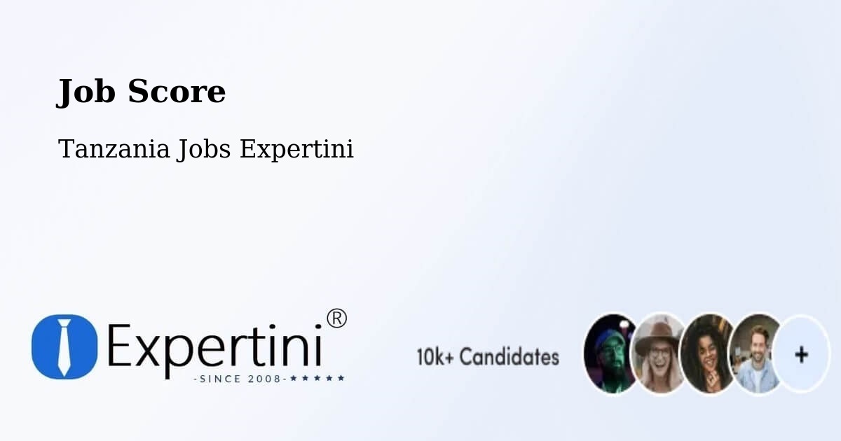 Job Score & Job Description Score Tool – Bashanet - Tanzania Jobs Expertini